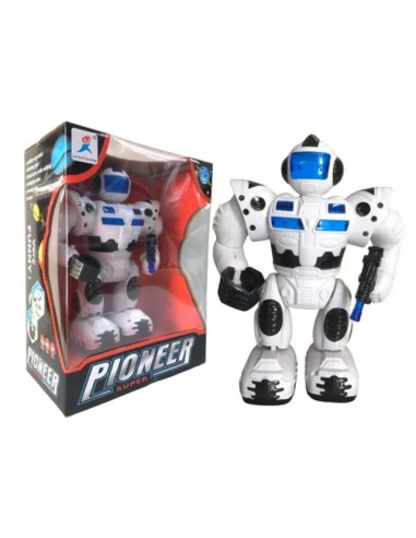 ROBOT PIONEER A PILA CON LUZ Y SONIDO
