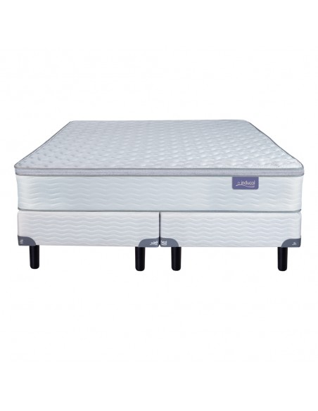 COLCHÓN + SOMMIER INDUCOL DATA PT RESORTES 160X200