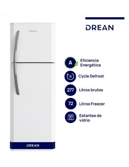 HELADERA DREAN HDR280F50B CÍCLICA 277L