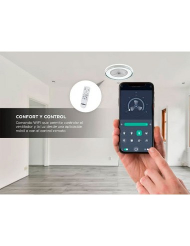 VENTILADOR DE TECHO LILIANA VTHBOX24 8 ASPAS...