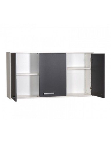 ALACENA 1.40M BLANCO GRIS GRAFITO