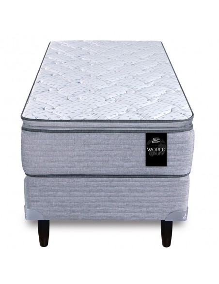 COLCHÓN + SOMIER KING KOIL KENSINGTON RESORTES 100X190