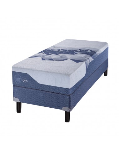 COLCHÓN + SOMMIER SERTA LUISIANA RESORTES 80X190