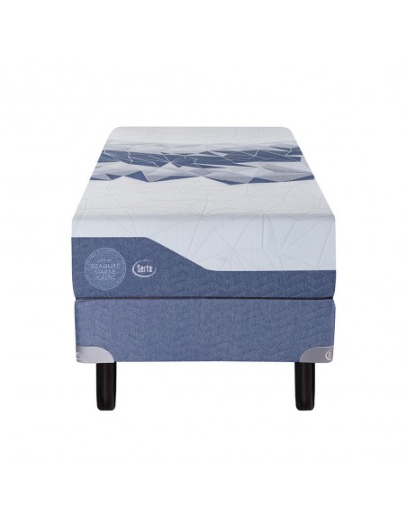 COLCHÓN + SOMMIER SERTA LUISIANA RESORTES 80X190