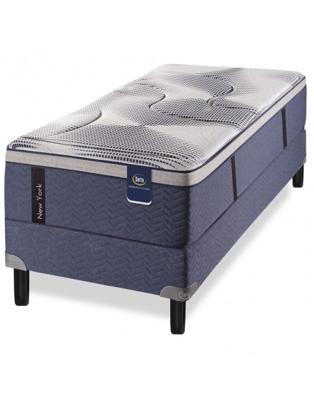 COLCHÓN + SOMMIER SERTA NEW YORK RESORTES TEJIDO DE PUNTO 90X190