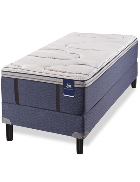 COLCHÓN + SOMMIER SERTA PENSILVANIA RESORTES TEJIDO DE PUNTO 90X190