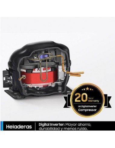 HELADERA SAMSUNG INVERTER RT42DG6730B1 407LT