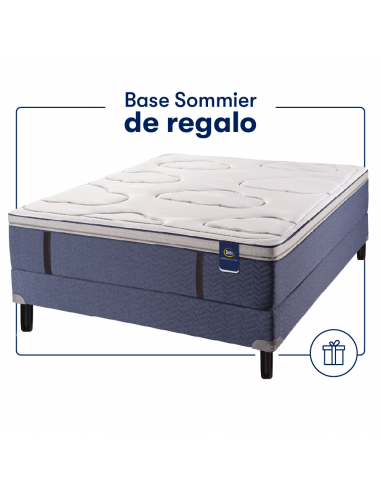 COLCHÓN + SOMMIER DE REGALO SERTA PENSILVANIA RESORTES TEJIDO DE PUNTO 140x190