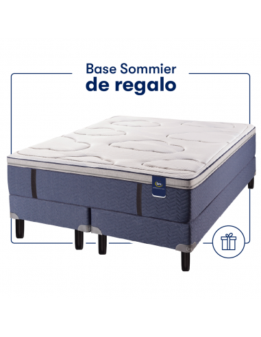 COLCHÓN + SOMMIER DE REGALO SERTA PENSILVANIA RESORTES TEJIDO DE PUNTO200x200