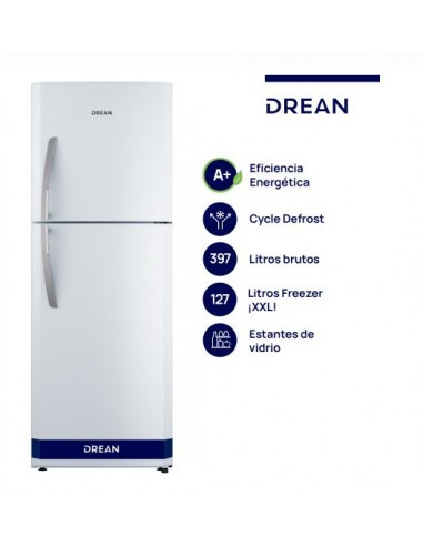HELADERA DREAN HDR400F30B CÍCLICA 397LT