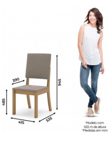 SILLA MILLA MARRÓN ALMENDRA S30-510