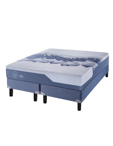 COLCHÓN + SOMMIER SERTA LUISIANA RESORTES 200x200
