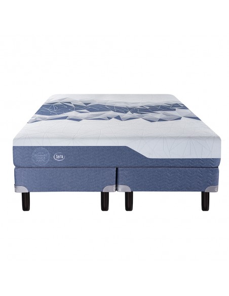 COLCHÓN + SOMMIER SERTA LUISIANA RESORTES 200x200
