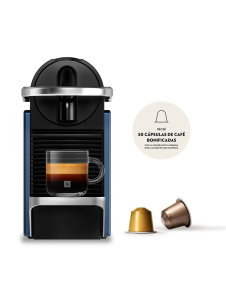 CAFETERA NESPRESSO PIXIE DARK BLUE