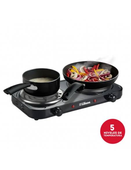 ANAFE ELÉCTRICO LILIANA AA912 DOBLE HORNALLA