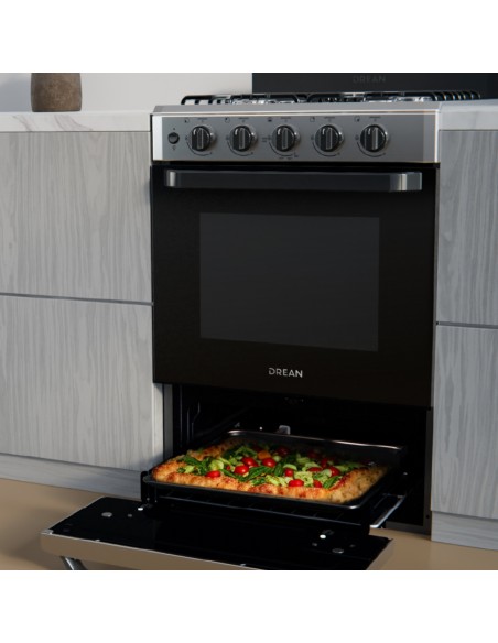 COCINA DREAN MULTIGAS INOXIDABLE CON ENCENDIDO ELÉCTRICO
