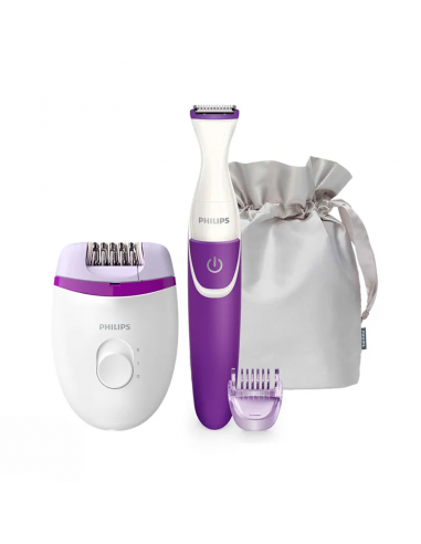SET DEPILADORA PHILIPS SATINELLE + BIKINI...