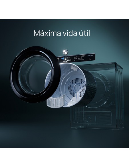 SECARROPAS POR CALOR DREAN SED090VGCL0 GRIS 9KG