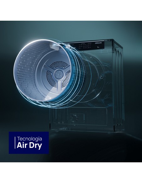 SECARROPAS POR CALOR DREAN SED090VGCL0 GRIS 9KG