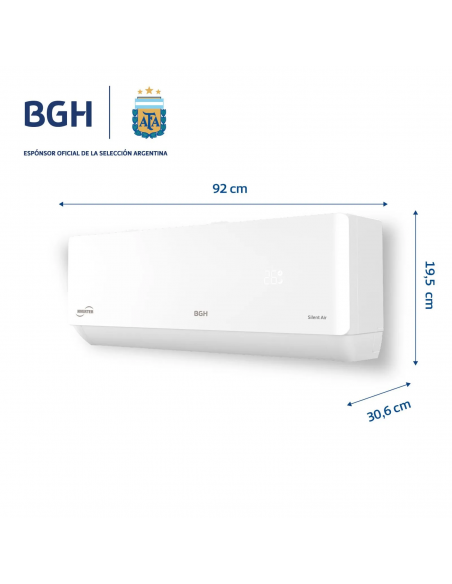 SPLIT BGH INVERTER SILENT AIR BSI52WCLW 5250W F/C