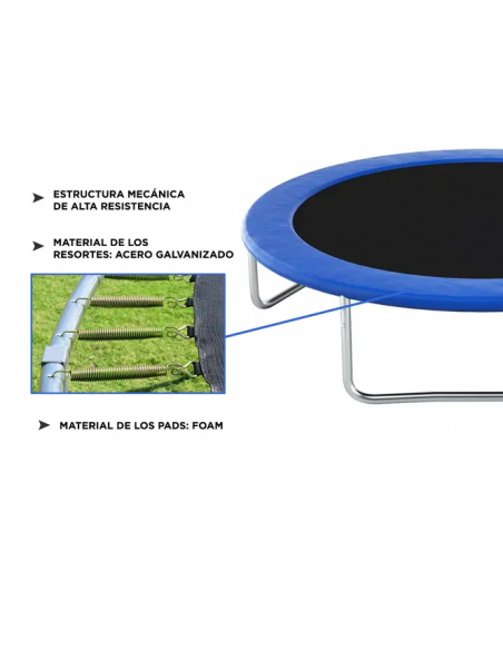 CAMA ELÁSTICA GADNIC T10FT CON RED REFORZADA 306MT