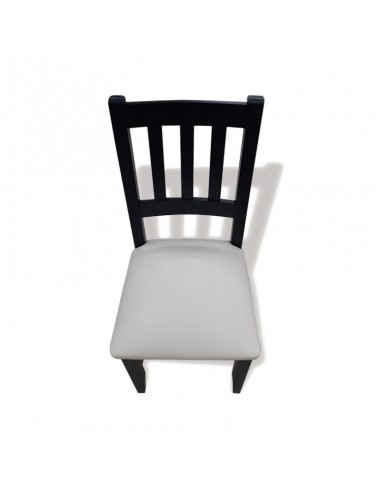 SILLA FRANCESCA TAPIZADA ECOCUERO WENGUE