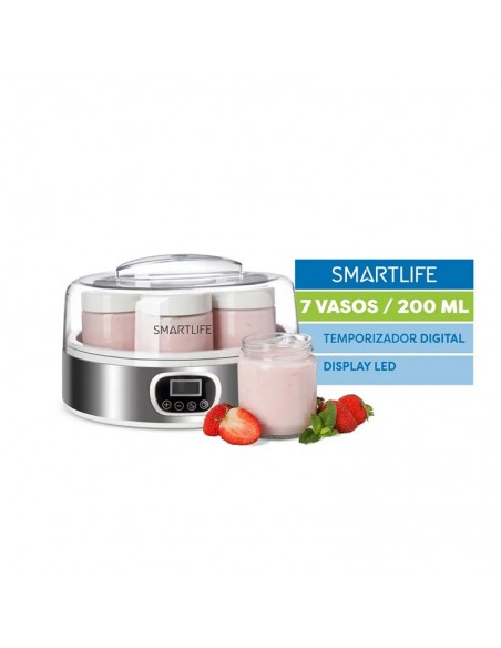YOGURTERA SMARTLIFE SLYM2305 7 FRASCOS DE VIDRIO INCLUIDOS