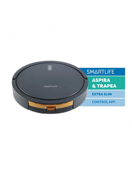 ASPIRADORA ROBOT SMARTLIFE SL-RVC013 BARREDORA Y TRAPEADORA CON FILTRO HEPA