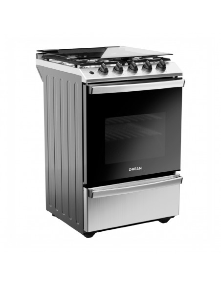 COCINA DREAN CD5614AI0 56CM MULTIGAS INOXIDABLE CON TAPA