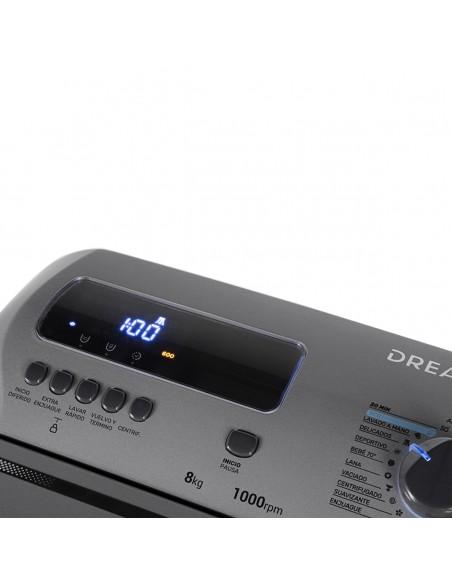 LAVARROPAS DREAN CARGA SUPERIOR LTDR0810PI0 SILVER 8KG