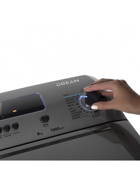 LAVARROPAS DREAN CARGA SUPERIOR LTDR0810PI0 SILVER 8KG