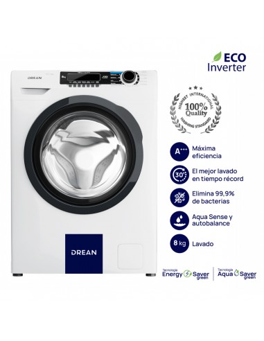 LAVARROPAS AUTOMÁTICO DREAN LFDR0814SB0O ECO...