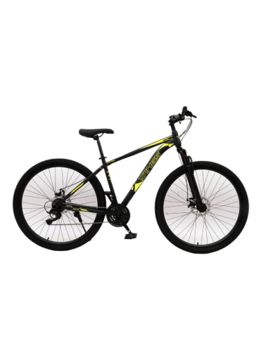 BICI MTB WINGS R29 NEGRA CON AMARILLO