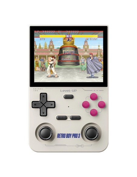 CONSOLA LEVEL UP RETROBOY PRO3 168 JUEGOS BLANCA