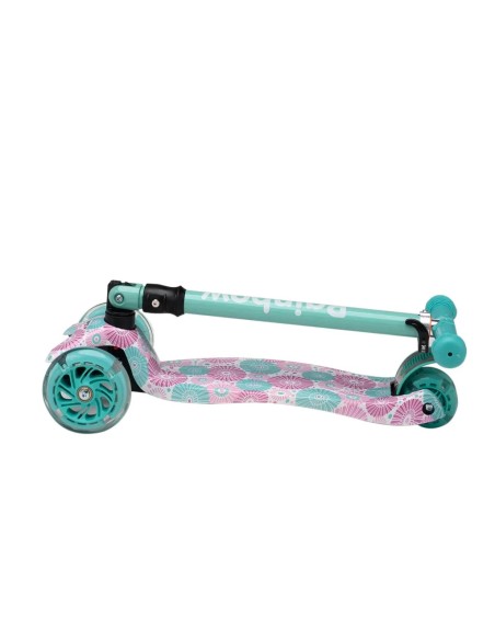 MONOPATIN RAINBOW SWIFT 703 PLEGABLE ALUMINIO FLORES