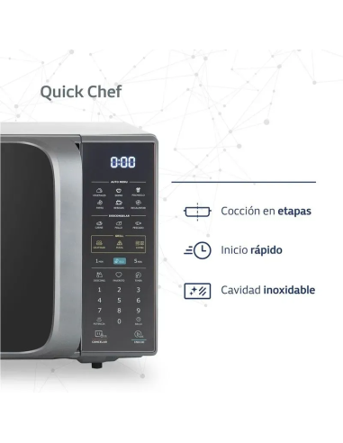 MICROONDAS BGH B228DS20I GRILL PIH049511 28LT