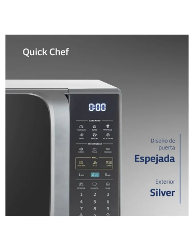 MICROONDAS BGH B228DS20I GRILL PIH049511 28LT