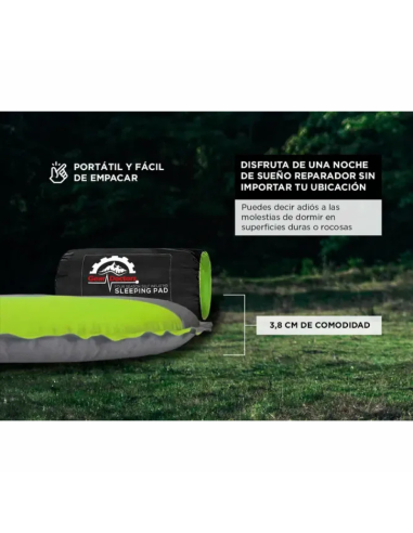 COLCHÓN AUTOINFLABLE GADNIC 1 PLAZA