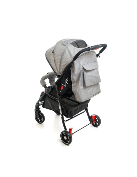 COCHE CUNA RIDER LOVE 140 GRIS