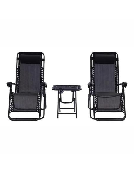 SET REPOSERAS GRAVEDAD ZERO Y MESA 2+1 GZ025PRL