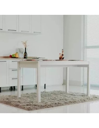 MESA DITALIA JA 225 136x080 BLANCA