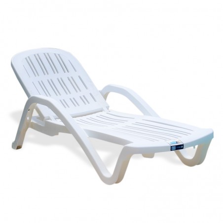 REPOSERA VOSS MIAMI + MESA BLANCA AUXILIAR BAHAMAS