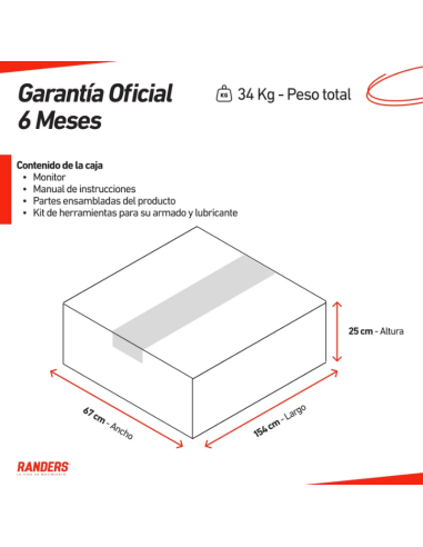 CINTA MOTORIZADA RANDERS ARG-455