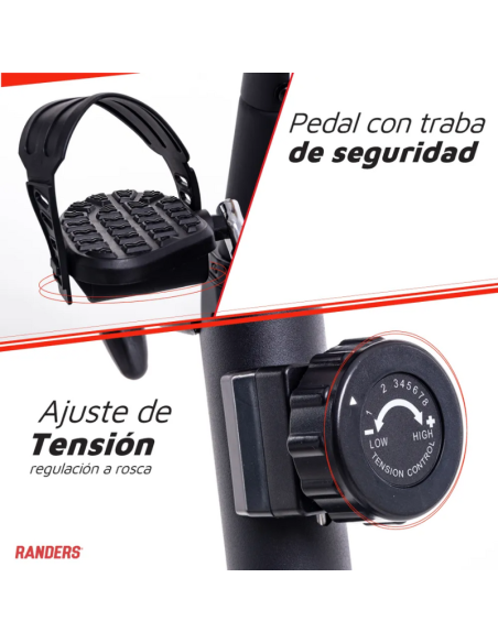 BICICLETA MAGNÉTICA RANDERS ARG-456