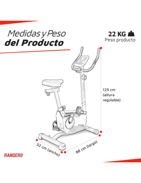 BICICLETA MAGNÉTICA RANDERS ARG-456