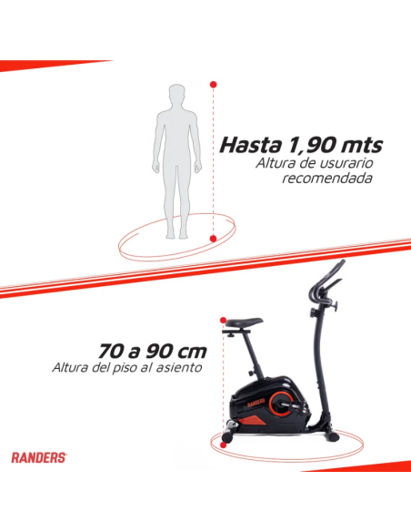 BICICLETA MAGNÉTICA RANDERS ARG-456