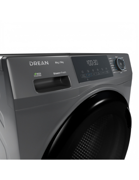 LAVASECARROPAS DREAN GRAY LITE LSCDR0805SG ECOINVERTER 8 KG