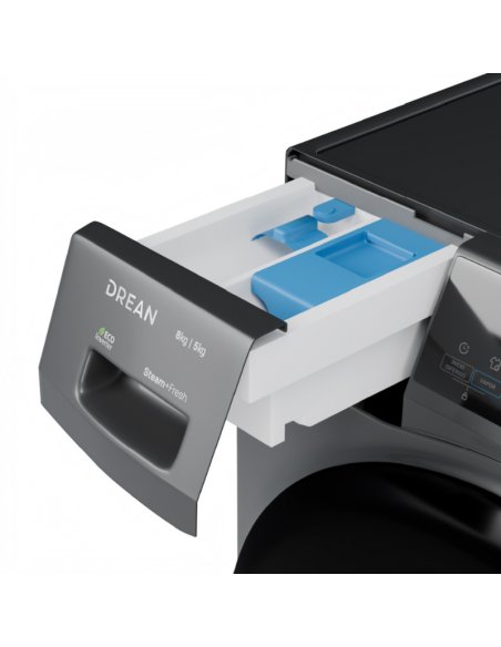 LAVASECARROPAS DREAN GRAY LITE LSCDR0805SG ECOINVERTER 8 KG