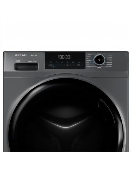 LAVASECARROPAS DREAN GRAY LITE LSCDR0805SG ECOINVERTER 8 KG