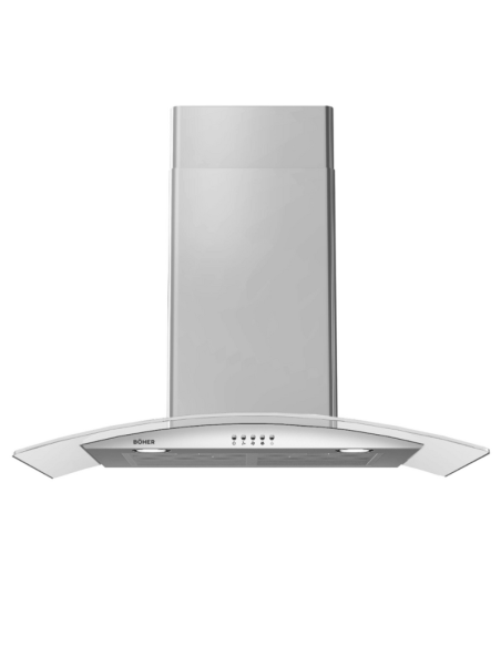 CAMPANA BÖHER BO-CA2003A-70 60CM CURVA INOXIDABLE